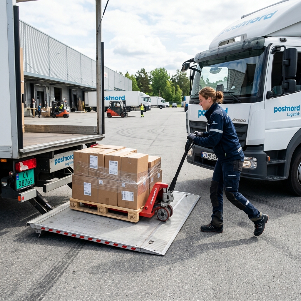 Bakløfter jekketralle pallefrakt
